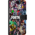 Miniatyrbild 3 av 3: Kompatibelt Plånboksfodral till Samsung Galaxy S21 Fortnite