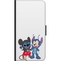 Miniatyrbild 2 av 2: Kompatibelt Plånboksfodral till Samsung Galaxy A20s Stitch musse pigg