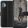 Pikkukuva 1 / 3: Yhteensopiva Lompakkokotelo Samsung Galaxy A32 5G Juokseva Hevonen