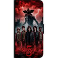 Miniatyrbilde 2 av 2: Kompatibelt Lommeboketui til Samsung Galaxy A03s Mørk Stranger Things-inspirert fantasyillustrasjon med torden og dramatisk skrekkstemning