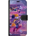 Miniatyrbillede 3 af 3: Kompatibel Tegnebogsetui til Samsung Galaxy S9+ Futuristisk K-pop-pigegruppe fra Demon Hunters i en neonby med popkultur og mørk fantasy-stemning