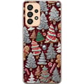 Miniatyrbild 1 av 3: Kompatibelt Mobilskal till Samsung Galaxy A33 5G Christmas Cookies Trees julmotiv med pepparkakor granar och vinterkänsla