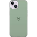 Pikkukuva 1 / 3: Yhteensopiva Puhelinkuori Apple iPhone 14 Sydän Vihreä