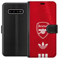 Miniatyrbild 1 av 3: Kompatibelt Plånboksfodral till Samsung Galaxy S10+ Arsenal Football Premier League Club