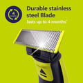 Miniatyrbilde 5 av 7: Kompatible barberblader til Philips OneBlade 2-pack QP240/50 – erstatningsblader av høy kvalitet