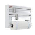 Miniatyrbillede 1 af 6: Leifheit Parat ComfortLine v�gdispenser 25703, k�kkenv�gdispenser til 3 ruller, papirdispenser med skarpe klinger