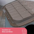 Miniatyrbillede 5 af 6: Hus til katte Paola Eco Kerbl - 60 x 51 x 41 cm - Gr� og brun - Genanvendt plastik