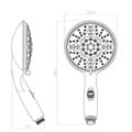 Miniatyrbillede 2 af 2: ROUSSEAU 5-jet Leptis Chrome h�ndbruser