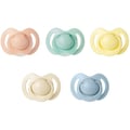 Miniatyrbillede 1 af 6: Pakke med 5 ortodontiske sutter - NUBY - Silikone - 6-18 m�neder - Flerfarvet