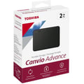 Miniatyrbillede 2 af 3: Toshiba Ekstern harddisk Canvio Advance USB 3.2 Gen 1 - 2 til - Sort
