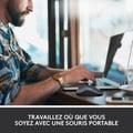 Miniatyrbild 3 av 6: Logitech trådlös optisk mus - M185 Grå