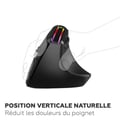 Pikkukuva 4 / 6: Ergonominen hiiri - Langaton - MOBILITY LAB - ML314259 - Musta