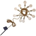 Pikkukuva 1 / 5: Aurinkovaloseppele - LUMISKY - FANTASY CORD SOLAR - 7,50 m - K�ysi 10 l�pin�kyv�� polttimoa - L�mmin valkoinen LED