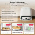 Pikkukuva 3 / 6: Robotti-imuri ja moppi - Roborock Qrevo Curv 2 ProX - 180 minuutin k�ytt�aika - 25 000 Pa imuteho - LiDAR-navigointi - 470 ml:n p�lys�ili�
