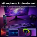 Pikkukuva 4 / 6: RGB-pelimikrofoni suoratoistoon - THE G-LAB - K-MIC-NEON - Usean alustan ja ohjelmiston yhteensopiva - Ammattimainen ��nenlaatu - Musta
