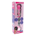 Miniatyrbillede 3 af 5: Barbie-mikrofon med lysr�r, h�jttaler (aux-indgang), melodier og lydeffekter