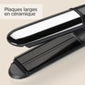 Pikkukuva 2 / 6: BaByliss ST496E - BaByliss Steam shine -h�yrysuuntaja - 5 l�mp�tilaa jopa 230 � C - Ionitoiminto - 39 mm keraamiset levyt