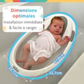 Miniatyrbillede 3 af 6: Babybadekar - NUBY - Dr. Talbot's - Fra f�dslen - Indbygget skridsikker st�tte - Bl�d hovedst�tte