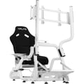 Miniatyrbillede 5 af 6: Simracing & Flightsim Support - OPLITE - Til GTR S8 Full Force Cockpit - Hvid - Kompatibel med h�ndbremse, gearkasse, joystick