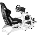 Miniatyrbillede 2 af 6: Simracing & Flightsim Support - OPLITE - Til GTR S8 Full Force Cockpit - Hvid - Kompatibel med h�ndbremse, gearkasse, joystick