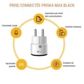 Pikkukuva 4 / 6: Mini �lypistorasia - KONYKS - Priska Max musta FR - Wi-Fi+BT - 16A - valkoinen