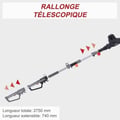 Pikkukuva 3 / 5: Teleskooppinen s�hk�pensasleikkuri - Scheppach - ETHT500