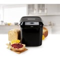 Miniatyrbillede 2 af 6: DOMO - Automatisk br�dmaskine - B3974 - 12 programmer - Timer programmerbar op til 13 timer - Sort