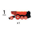 Pikkukuva 5 / 5: BRIO World - 33592 - Tehokas punainen veturi paristoilla - Puulelu