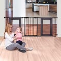 Miniatyrbild 5 av 6: Säkerhetsbarriär - DREAMBABY - DENVER - 3 paneler - 85,5-200 x 74 cm - Dubbelriktad - Svart