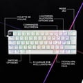 Miniatyrbild 6 av 6: Gamingtangentbord - Trådlöst - Logitech G - G Pro X 60 - Lightspeed - Vitt