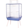 Pikkukuva 1 / 2: ZOLUX Korotettu metallih�kki linnuille, Neolife - Undulaateille, Nokatuille, Kanarialinnuille - 81 x 48 x 152 cm - Neolife - Sininen
