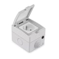 Miniatyrbillede 3 af 6: Udend�rs stikkontakt - KONYKS - Pluviose FR - WiFi - Hvid
