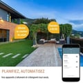 Miniatyrbillede 2 af 6: Udend�rs stikkontakt - KONYKS - Pluviose FR - WiFi - Hvid