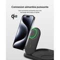 Miniatyrbillede 2 af 6: Opladningsholder - BELKIN - Qi2 - 3-i-1 - Sort
