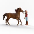 Pikkukuva 4 / 6: Hannah ja Cayenne -figuurit, SCHLEICH 42711 Horse Club, 4 vuotta