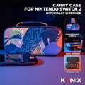 Pikkukuva 3 / 6: Suojakotelo - Nintendo Switch 2 - Konix - Naruto Shippuden - Tarvikkeiden s�ilytys - Naruto ja Sasuke - Musta ja oranssi
