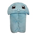 Miniatyrbillede 1 af 2: 3D Fleece T�ppe med H�tte - POKEMON - Squirtle - 120 x 150 cm - Bl�dt og farverigt
