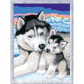 Miniatyrbild 4 av 6: CreArt Kids 18x24 cm Sweet Husky Kisses, Paint by Numbers Kit, Art Number, Ages 7+, 25829, Ravensburger