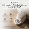 Miniatyrbillede 5 af 6: DJI ROMO A - Robotst�vsuger og moppe med dockingstation - Transparent robotst�vsuger - 25.000 Pa sugeevne - Millimeterpr�cis detektion - 200 dage ved