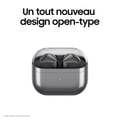 Pikkukuva 3 / 6: SAMSUNG Galaxy Buds3 langattomat kuulokkeet aktiivinen kohinanvaimennus Hopea