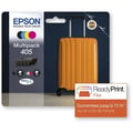 Miniatyrbillede 2 af 4: Pakke med 4 bl�kpatroner - 405 Ultra Ink - EPSON - WorkForce WF-7830, 7835, 7840, WorkForce Pro WF-3820, 3825, 4820, 4825, 4830