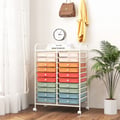 Miniatyrbillede 5 af 8: Opbevaringsvogn, 20 skuffer Rullende opbevaringsvogn Studieorganisator, 64×38×86 cm, Multifarvet , Star