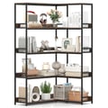 Miniatyrbillede 4 af 8: Bogreol, 5 hylder, 180 cm, Brun , Star