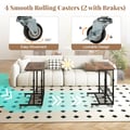 Miniatyrbillede 8 af 8: Mobilstander, 80x50x63-89 cm, Brun , Star