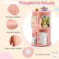 Miniatyrbillede 7 af 8: Bogreol, 16x25.5, Pink/Hvid , Star