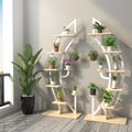 Miniatyrbillede 1 af 8: Plantestativ, 60x30x155 cm - materiale: spånplade, mdf-plade, stål , Star