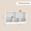 Pikkukuva 4 / 7: Kirjahylly, 111x30x61,5 cm, Beige , Star