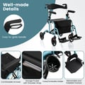Miniatyrbild 8 av 8: Rollator, 103×64×85 cm-38cm, Marcmblå , Star