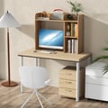 Miniatyrbillede 7 af 8: Skrivebord Reol, 94×25×74 cm, Natur , Star
