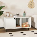 Miniatyrbillede 4 af 8: Kattebakke omslutning, 100x52x55 cm, Hvid , Star